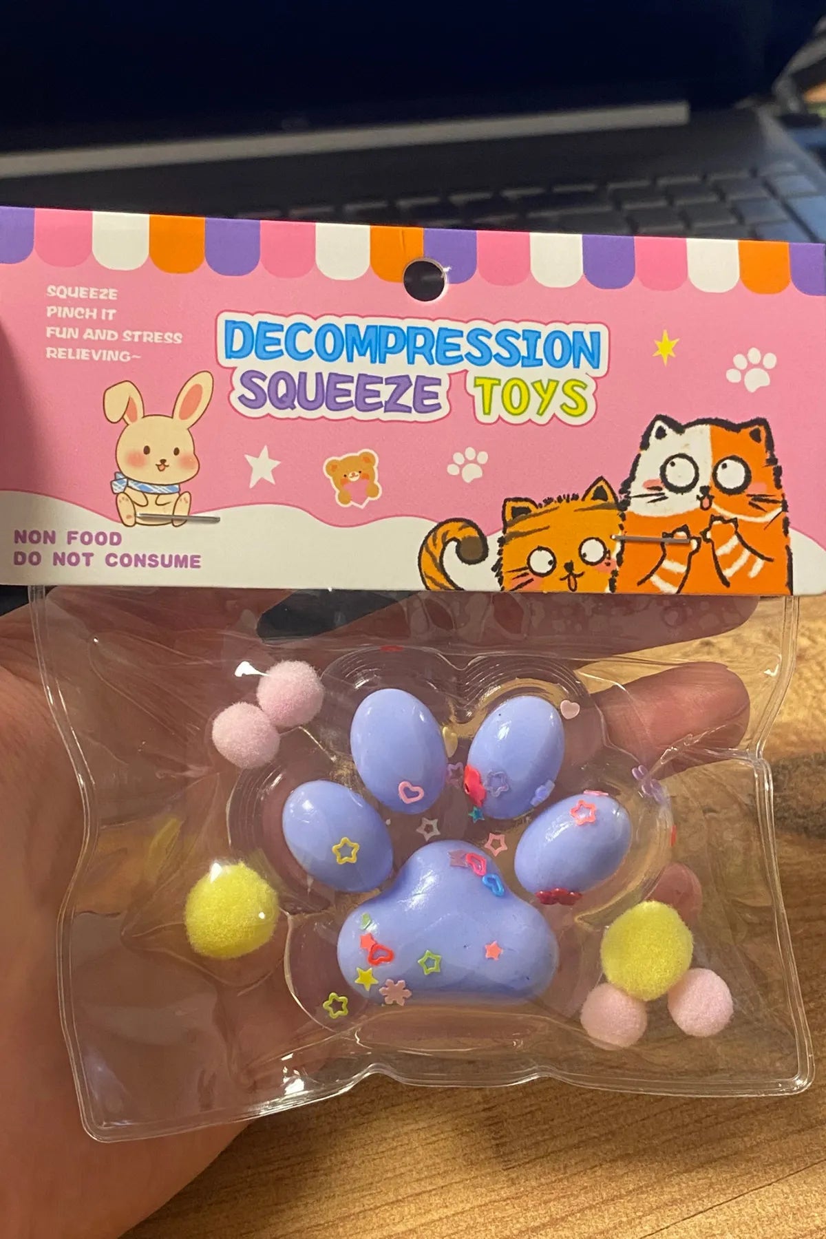 فقاعات الاسترخاء – شكل كف